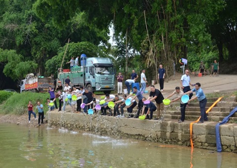 落实重大工程生态赔偿！！79万尾鱼苗“安家”龙州左江湿地